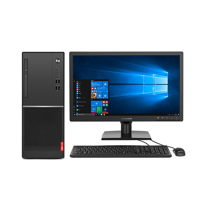 联想(Lenovo) 扬天M4601k 商用办公台式电脑 21.5英寸 (G4560 4G 500G WIN10)